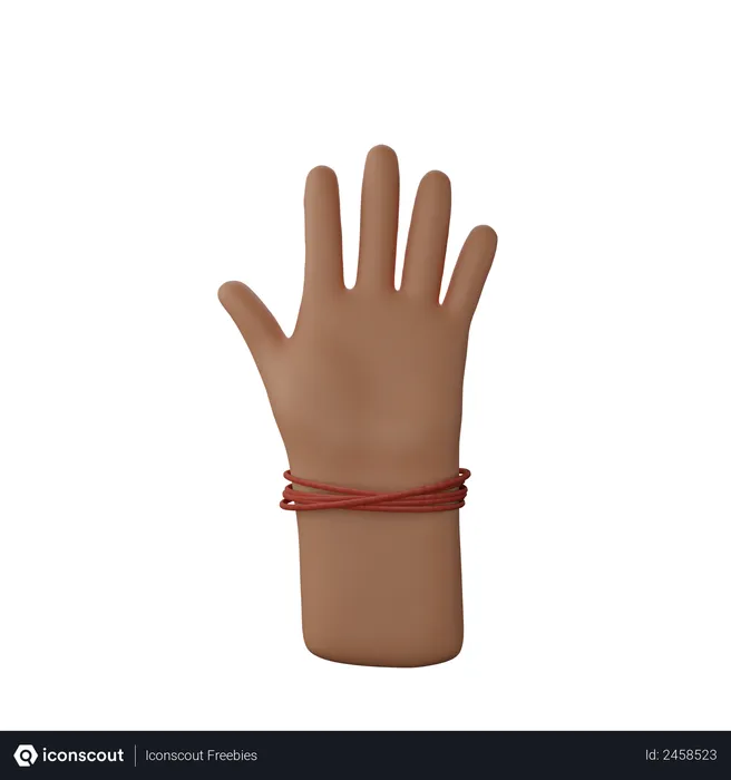 Free Hand showing Stop gesture  3D Illustration