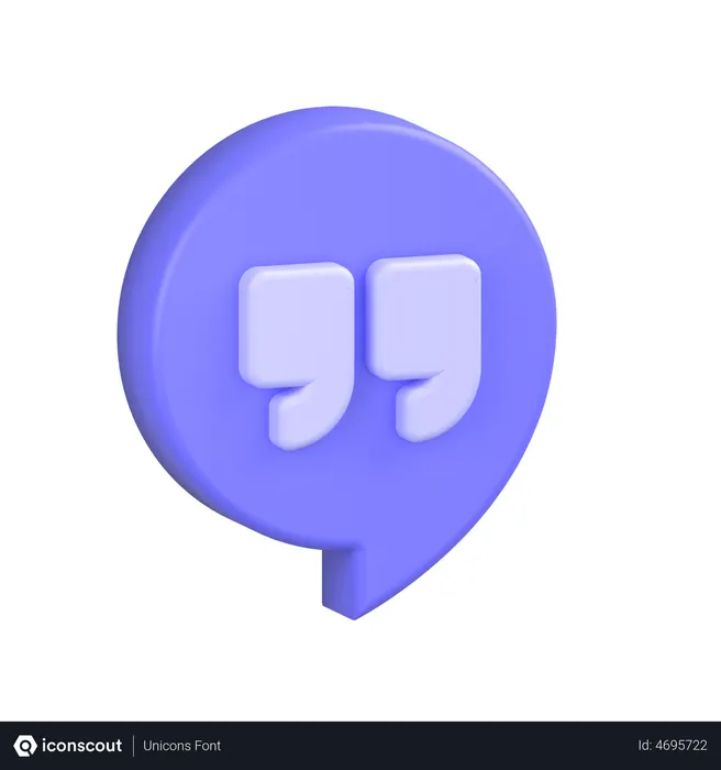 Free Hangouts Logo 3D Icon