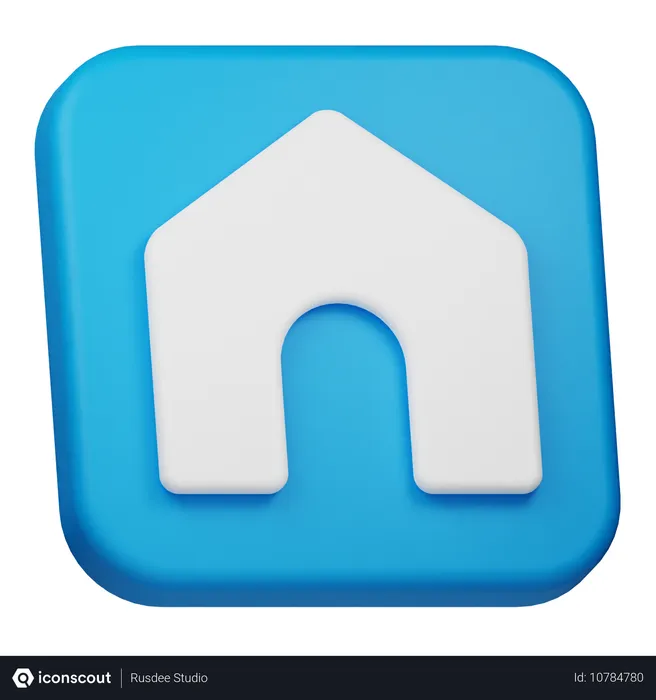 Free Home  3D Icon