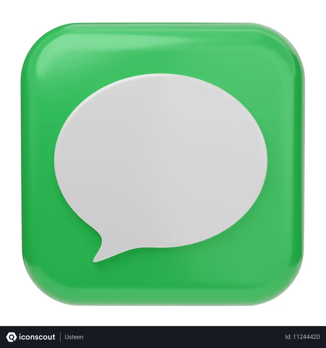 Free Imessage Ios Logo 3D Icon