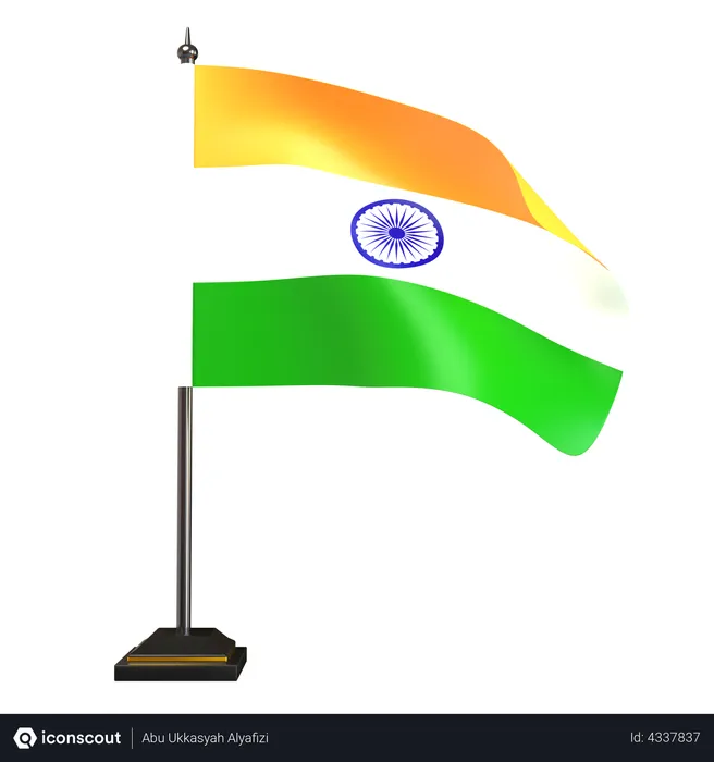 Free Indian Flag Flag 3D Flag