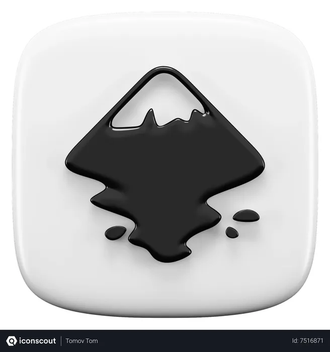 Free Inkscape Logo 3D Icon