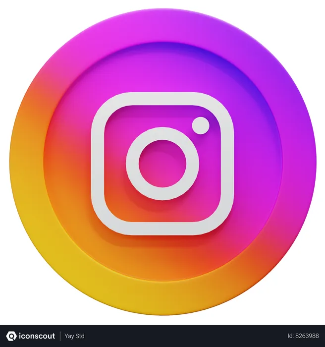 Free Instagram Logo 3D Icon