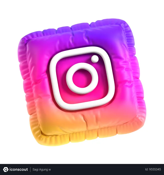 Free Instagram Logo 3D Icon