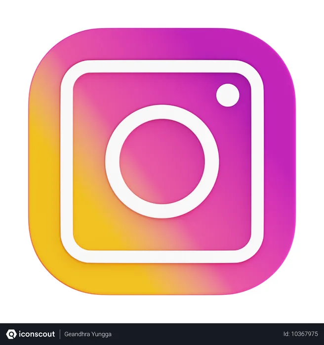 Free Instagram  3D Icon