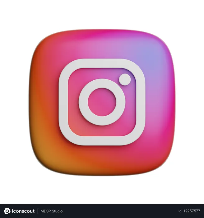 Free Instagram Logo 3D Icon