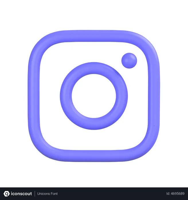 Free Instagram-2 Logo 3D Icon