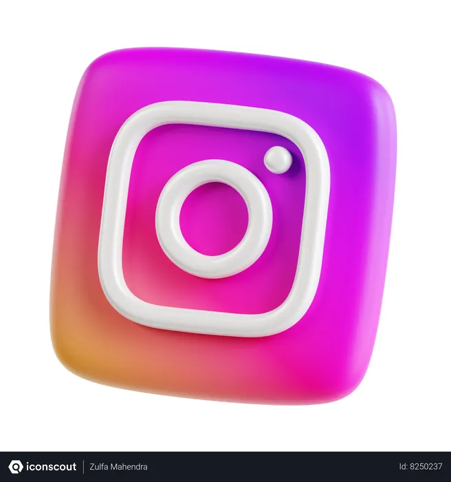 Free Instagram Logo 3D Icon