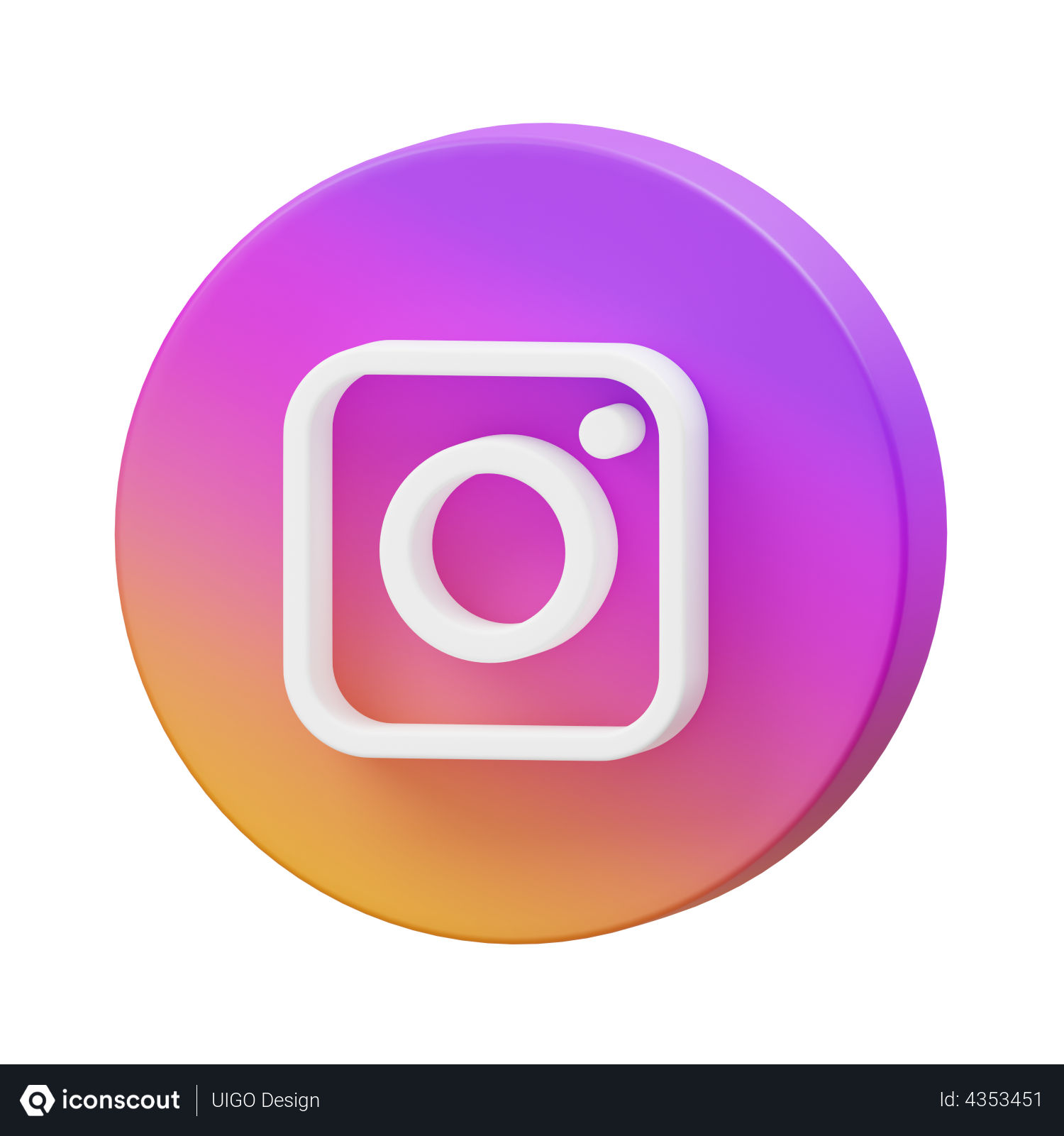 Instagram 3d logo HD wallpapers | Pxfuel