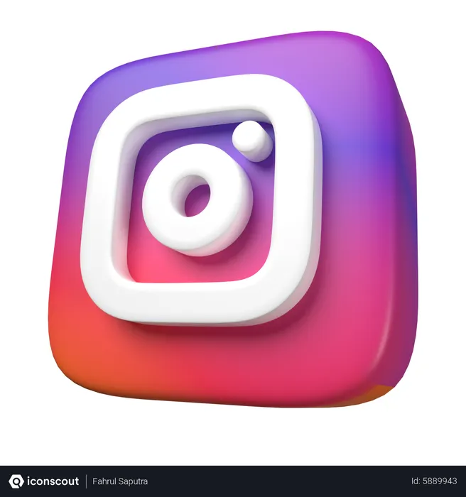 Free Instagram Logo 3D Icon