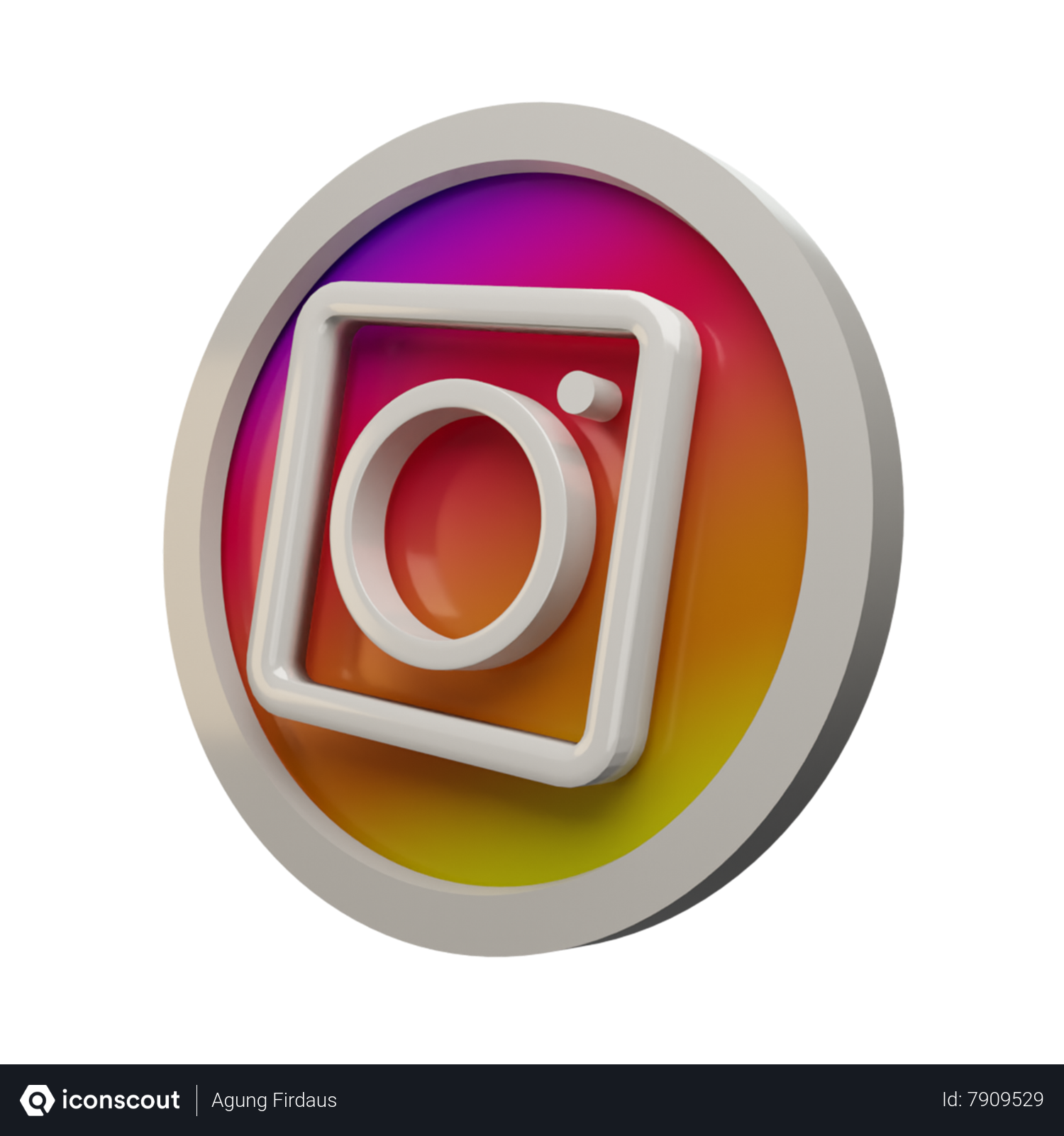 Instagram, social-media, logo, social media logo, technology logo, brand, 3d  icon, png | PNGWing