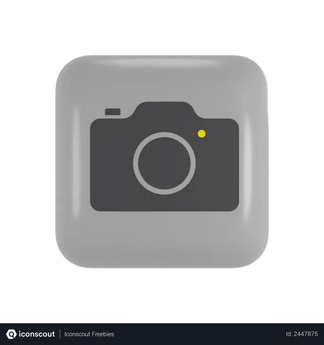 Free Ios Camera Logo 3D Logo