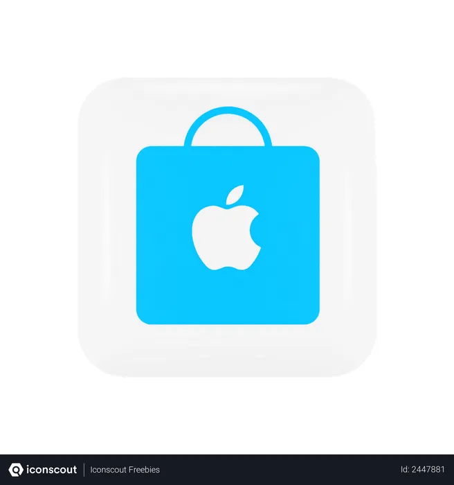Free Ios Store Logo 3D Logo