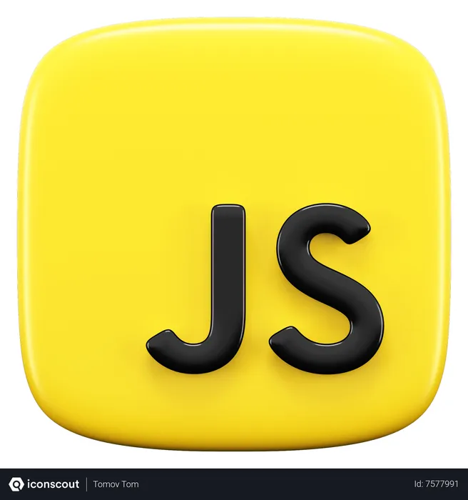 Free JavaScript Logo 3D Icon