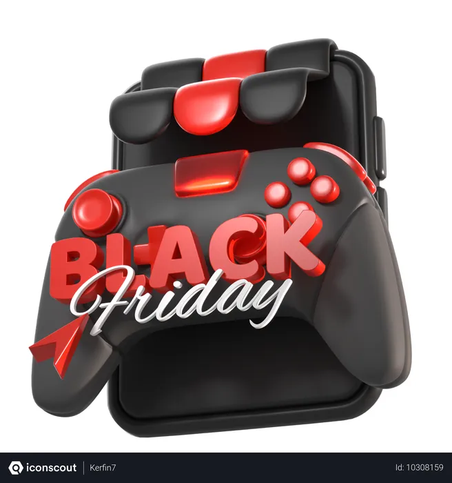 Free Joystick For Balck Friday  3D Icon