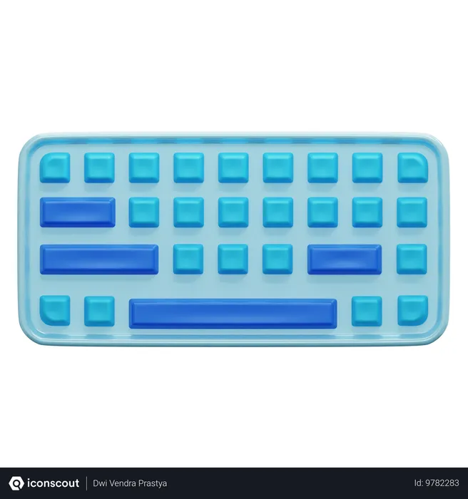 Free Keyboard  3D Icon