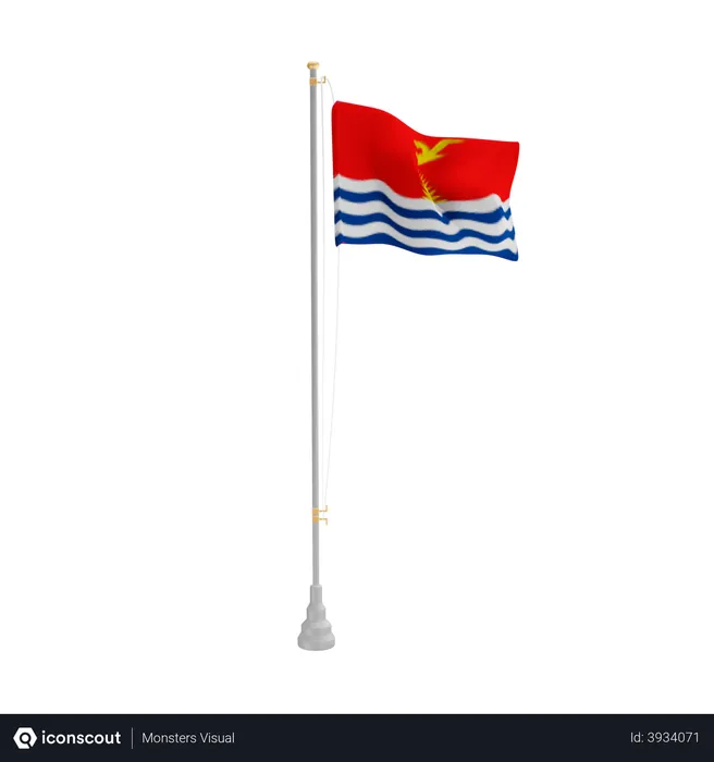 Free Kiribati Flag 3D Flag