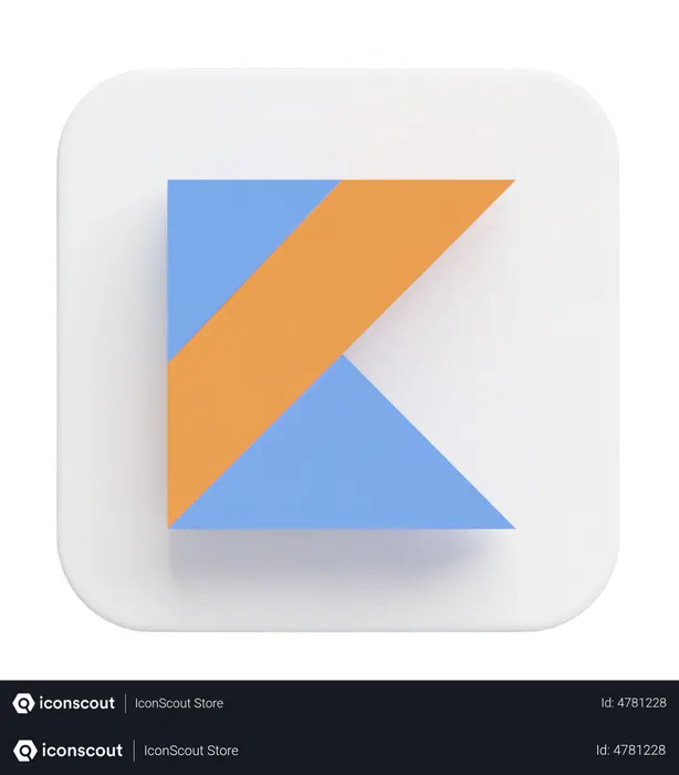 Free Kotlin Logo 3D Illustration