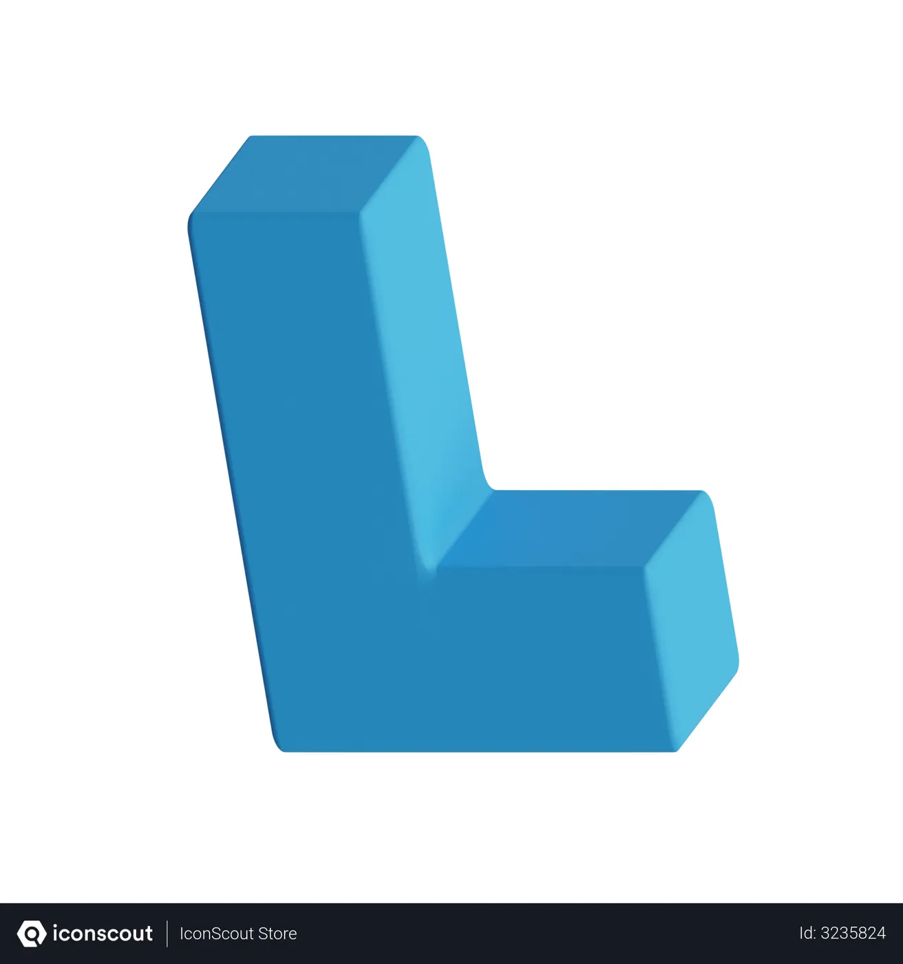 Free L Shape 3D Illustration - Free Download Design & Development 3D ...