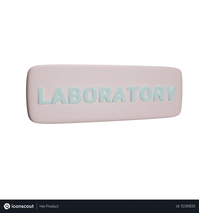 Free Laboratory  3D Icon