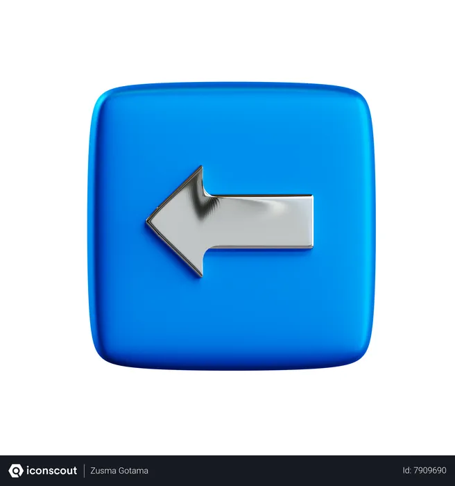 Free Left Button Emoji 3D Icon