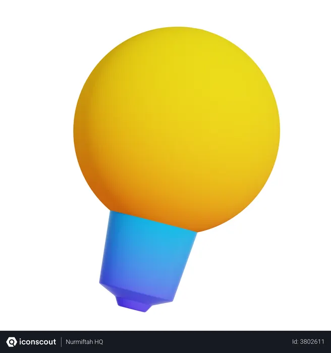 Free Light  3D Icon