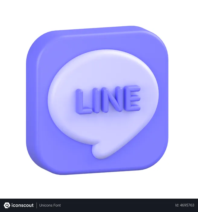 Free Line Logo 3D Icon
