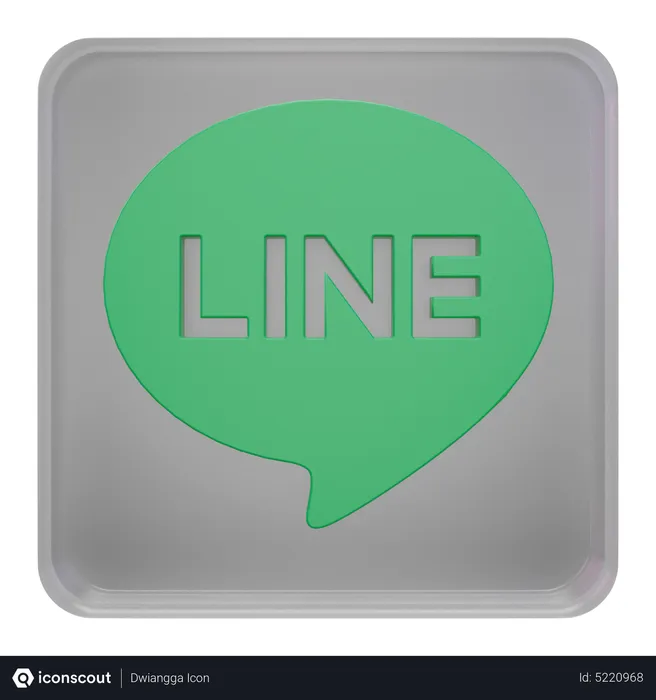 Free Line Logo 3D Icon