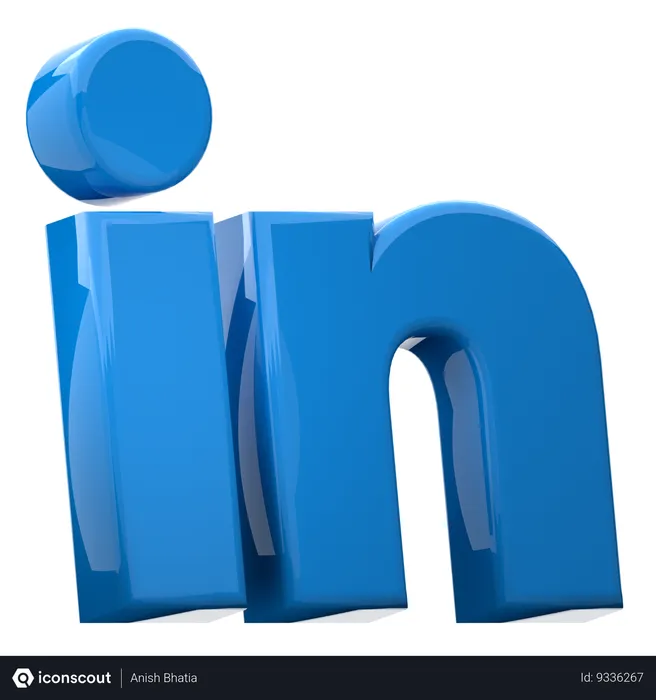 Free LinkedIn Logo 3D Icon