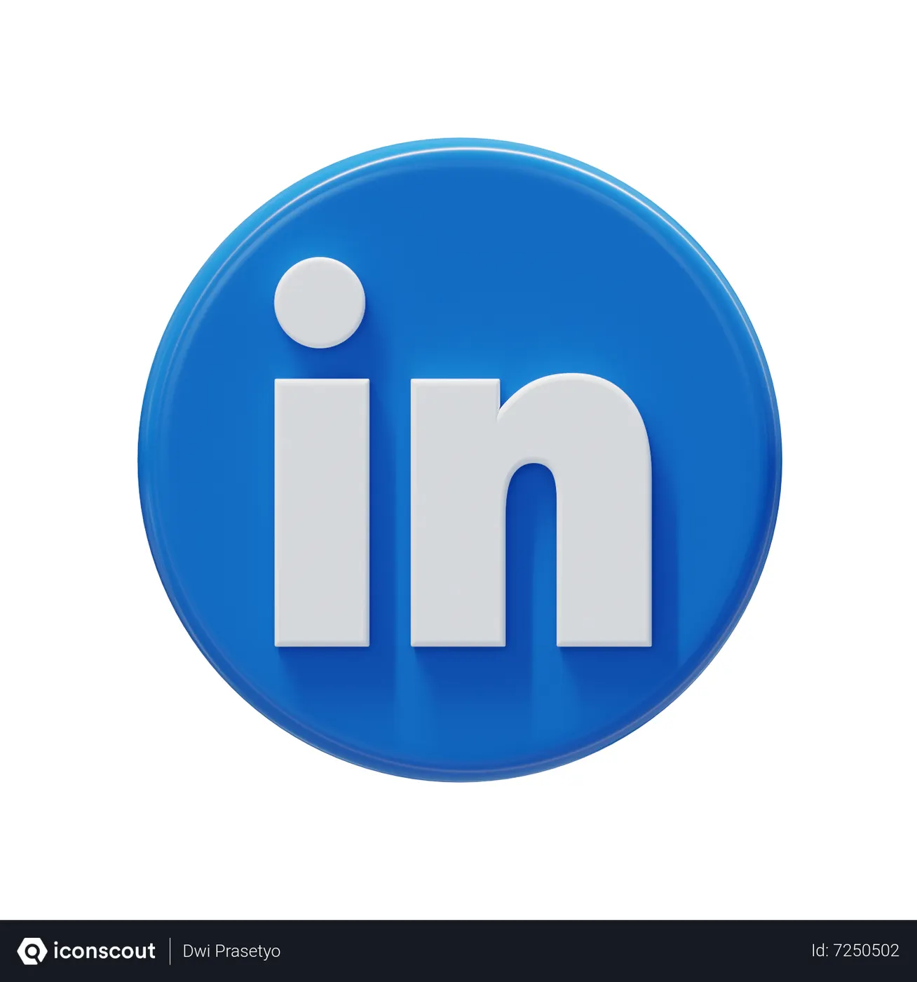 Free Linkedin 3D Icon - Free Download Logos 3D Icons | IconScout