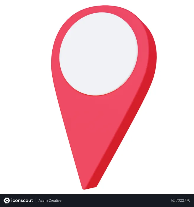 Free Location Pin  3D Icon
