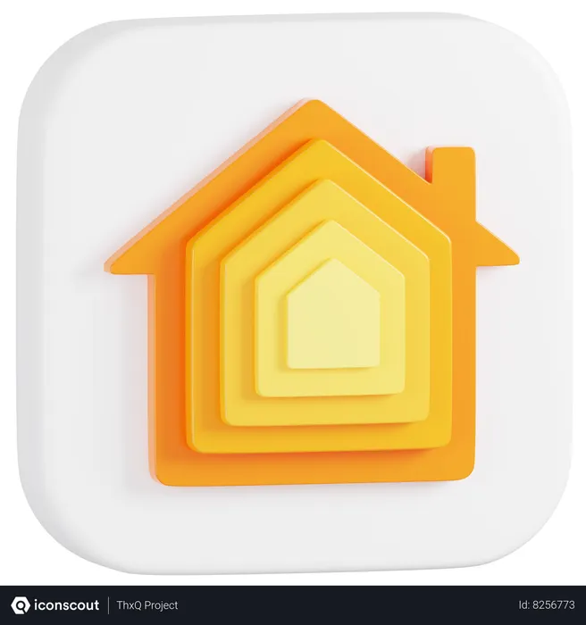 Free Logo de l'application Apple Home  3D Icon