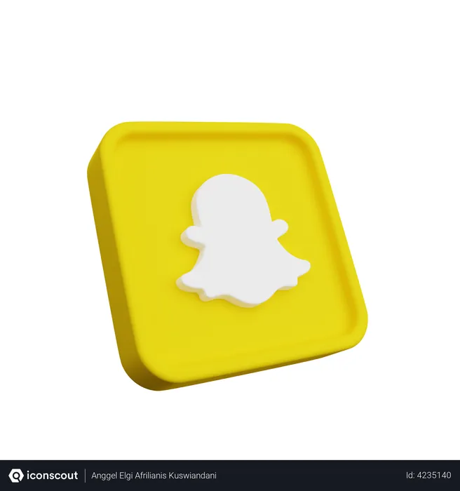 Free Logo snapchat Logo 3D Logo