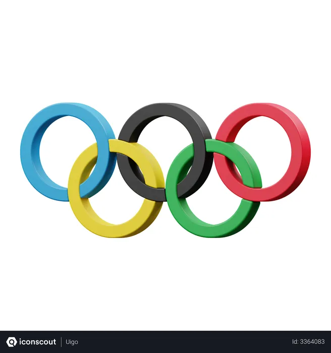 Free Logo Tokyo Olympic  3D Illustration