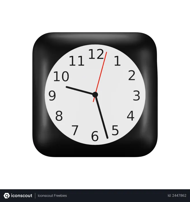 Free Logotipo de la aplicación de reloj ios Logo 3D Logo