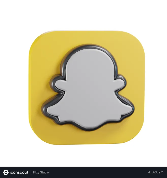 Free Logotipo do snapchat Logo 3D Icon