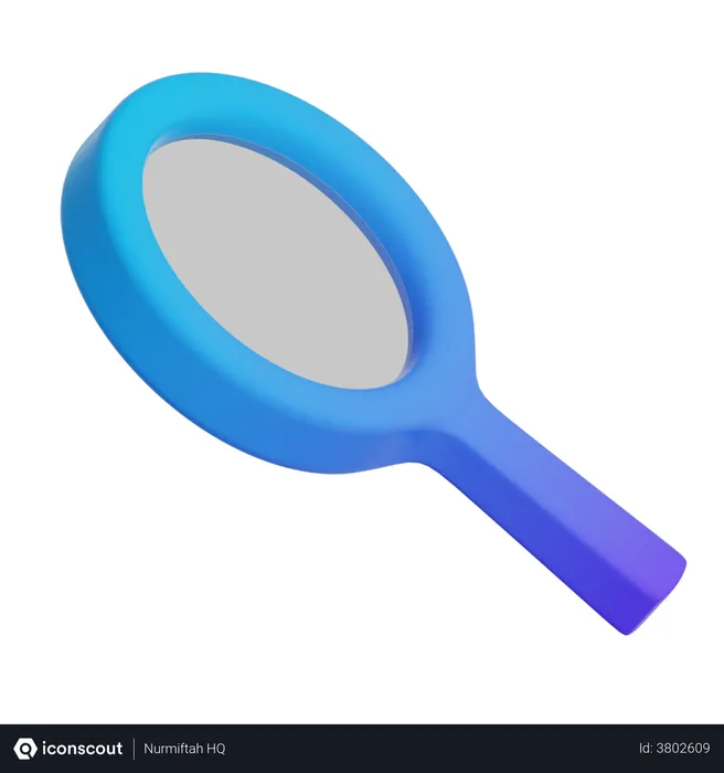 Free Magnifier Glass  3D Illustration