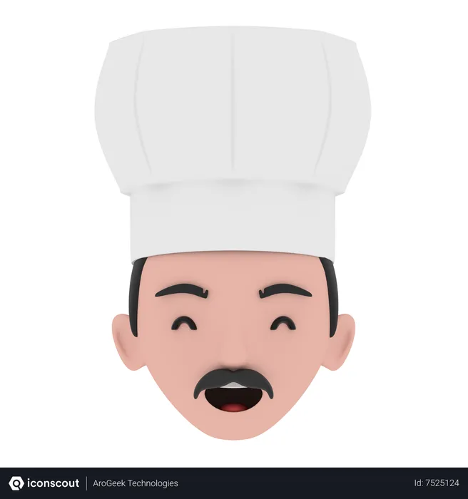 Free Chef cuisinier  3D Icon