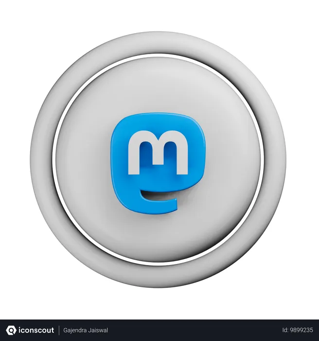 Free Logotipo do mastodonte Logo 3D Icon