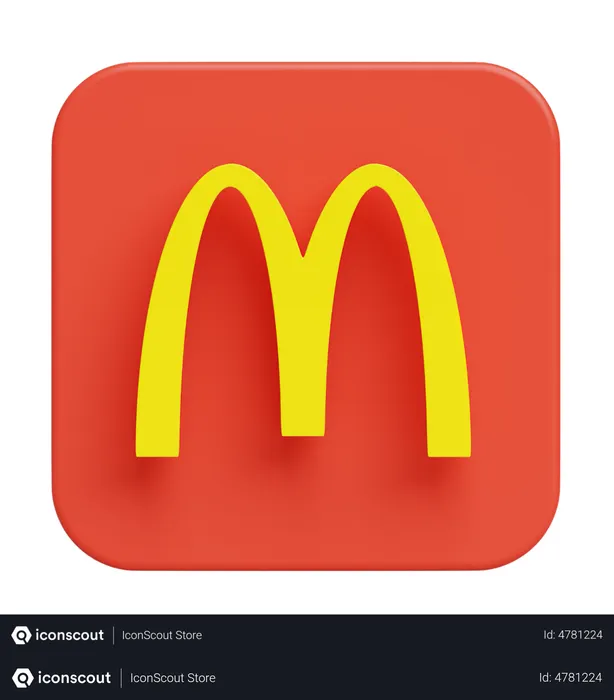 Free Mcdonalds Logo 3D Illustration