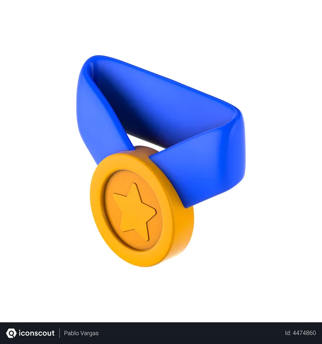 Free Medal  3D Icon