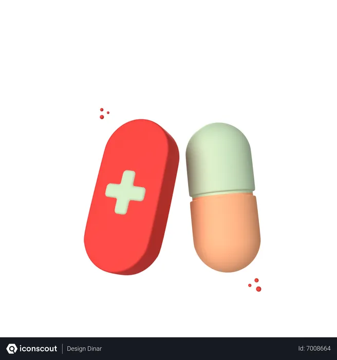 Free Medicine  3D Icon