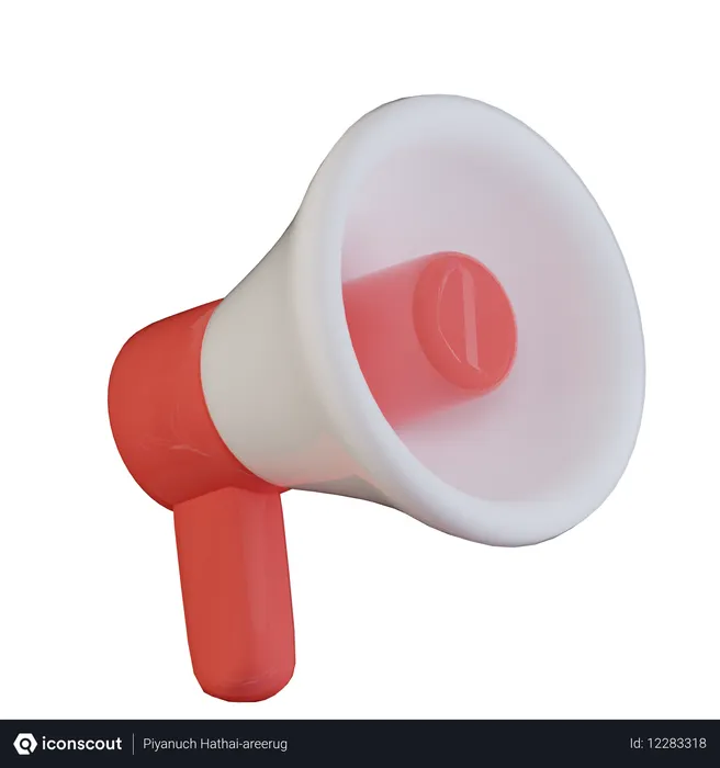 Free 메가폰  3D Icon