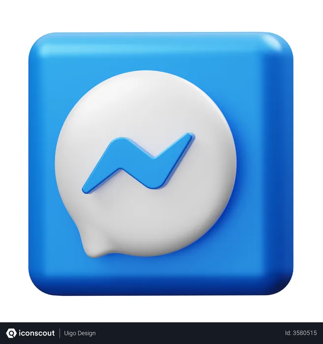 Free Messenger Logo 3D Logo