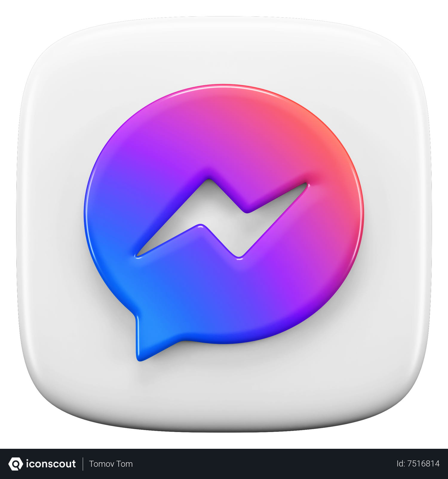 Facebook Messenger icon PNG and SVG Vector Free Download