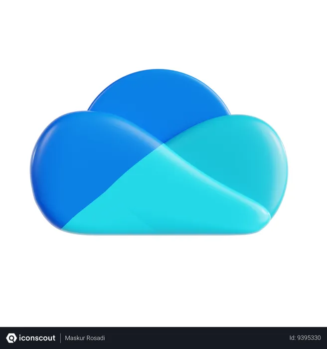 Free Microsoft OneDrive  3D Icon