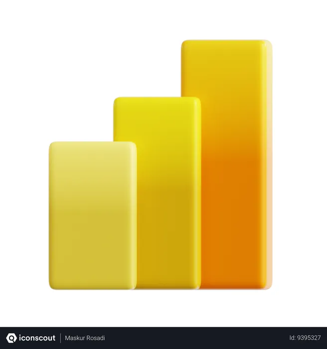Free Microsoft Power BI  3D Icon