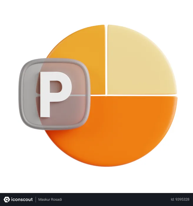 Free Microsoft PowerPoint  3D Icon