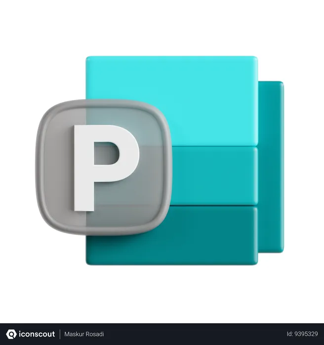 Free Microsoft Publisher  3D Icon