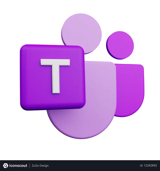 Free マイクロソフトチーム  3D Icon